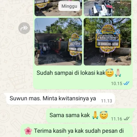 Pengiriman Papan Bunga Duka Tendean