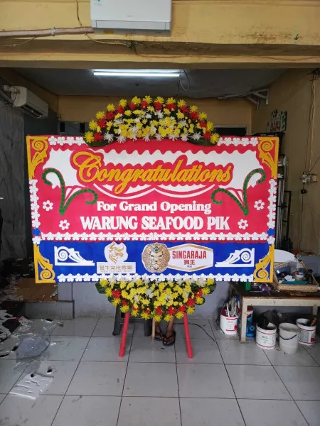Papan Bunga Ucapan Selamat Tendean
