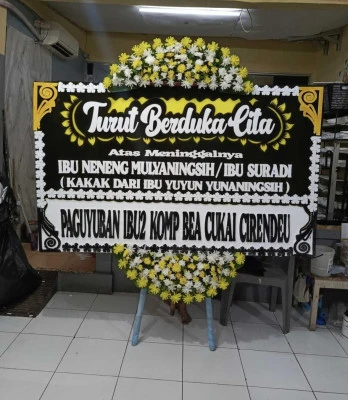 Papan Bunga di Tendean